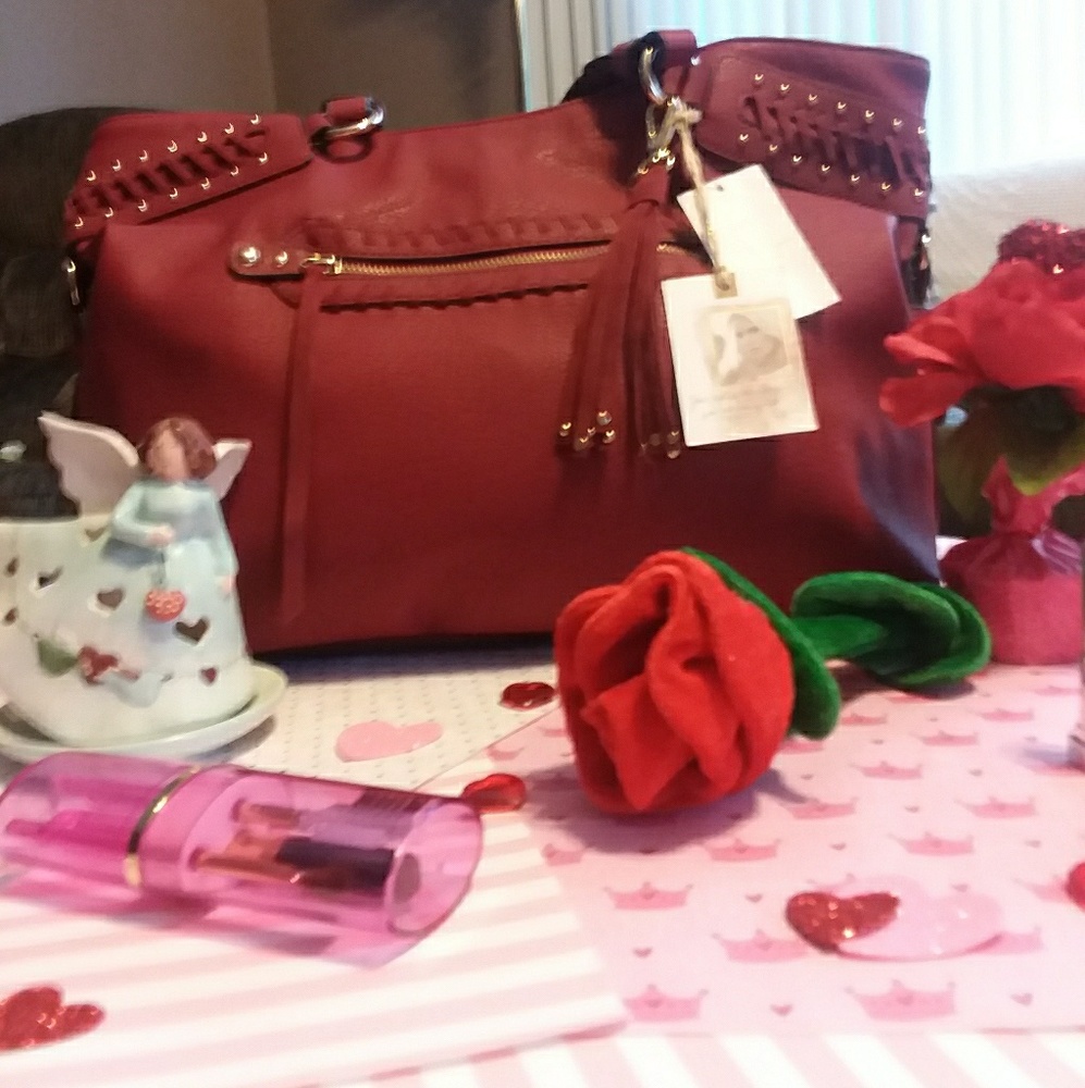 NWT Jessica Simpson🍷Wine Satchel